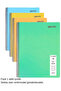 A5 Checkered 80 Sheets Small Size Notebook 1 Piece