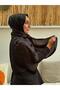 Black Pattern Jacquard Shawl