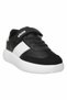 Children's Black and White Sports Shoes Velcro Casual Sneaker School Shoes - 4