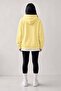 Sw Unisex Oversize "New York Crew" Printed Hooded Kangaroo Pocket Sweatshirt - 3