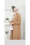 Women's Long Two-Piece Hijab Tunic Set - 5