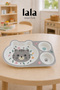 Little Friends 3-Compartment Children's Dinner Plate 29 X 18 cm – Melamine Food, Breakfast and Snack Plate - 5