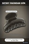 Hard Plastic 6 cm Flat Hair Clip - Single Pack, Daily Use Bx-313722 - 8