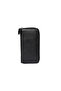 Genuine Leather Women's Zippered Wallet with Plenty of Card Holders, Small Size