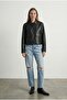 Leather Women's Jacket Ckt01776 Black - 2