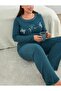 100% Cotton Organic Winter Women's 2-Piece Pajama Set - 5