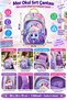 School Backpack Cupcake Purple 3 Compartments Orthopedic Water Bottle Pocket 40X26X19Cm - 2