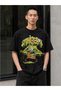 Spongebob Printed Oversize T-Shirt Unisex 80% Cotton Boxy Fit Streetwear T-Shirt Thick Textured - 2