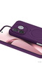 Ilkestor Honor 600 Lite Regal Magsafe Stand Cover - (200358) Deep Purple - 2