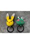 Frog&Rabbit Amigurumi Elastic Hair Clip - 2