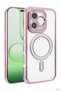 Ilkestor Honor 600 Lite Joke Simli Magneticsafe Case (195849) - Pink