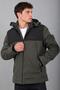 Segmented Softsheel Winter Coat with Fur Inside Kmd 889_50523-1 - 3