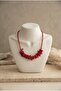 Handmade Coral Natural Stone Special Design Necklace - 4
