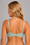 Women's Underwire Padded Adjustable Strap Daily Basic Bra - 2