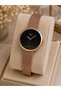 Women's Wristwatch Wicker Steel Band Casual and Stylish Combination Japanese Machine Gift Boxed - 2