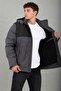 Segmented Softsheel Winter Coat with Fur Inside Kmd 889_50523-1 - 5