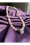 Natural Aventurine and Carved Rose Charm Necklace - 2