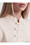 Ecru Hakim Collar Knitwear Blouse - 3