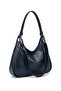 Women's Shoulder Bag Sofia with 2 Straps, Metal Ring and Clip Detail