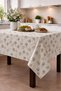 Oilcloth Fine Fiber Tablecloth – Waterproof, Stain-Resistant, Easy to Clean Pvc