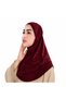 Linda Rayon Hijab for Women – Premium Plain Modest Islamic Headscarf, Size M - 2