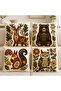 Forest Animals 3D Embroidery-Looking Digital Printed Cushion Cover 43X43Cm– (Double Sided)