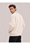 Zippered Velvet Jacket with Lining, Semi Oversize - 5