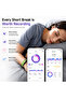 Black Screenless Smart Health & Fitness Band, Heart Rate & Sleep Tracking, Step Counter, Multi-Sport Activity Tracker, 3ATM Water Resistant, Bluetooth App Control - 8