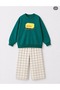 Girls' and Boys' 3-Thread Cotton Sweatshirt and Pants Set 2-8 Years - 3