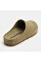 Mk410 Khaki Genuine Suede Leather Full Covered Cork Sole Unisex Orthopedic Sabo Slippers - 3