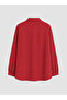 Red Modal Blend Women's Shirt Tunic - 7