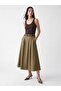 Beli Belted A-Line Flared Skirt (S6)