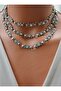 Necklace - White -
