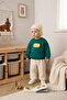 Girls' and Boys' 3-Thread Cotton Sweatshirt and Pants Set 2-8 Years - 4