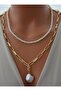 Necklace - Gold Color - - 2