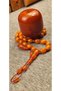 Old Yemeni Squeeze Amber Prayer Beads – Apricot Pulp, Ottoman Yemeni Island