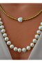 Necklace - Gold Color - - 3