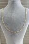 Women's Patterned Gold Steel Necklace, Non-Tarnishing, Non-Fading Combination Necklace