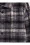 Vizyon New Season Black Plaid Boys' Shirt - 4
