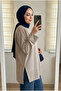 Women's Crew Neck Side Slit Tunic Modal Fabric - 2