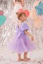 Girl's Rose Detailed Lined Skirt Set - 3
