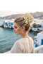 Elastic Hair Bun Clip - Platinum