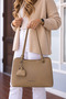 Women's Large Size Luxury Hand & Shoulder Bag Shopper with Mini Accessories - 2