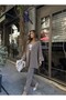 Women's Kimono Pants Set with Bead Embroidery on the Back and Tansel Tiril Fabric - 5