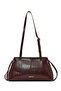 Women's Brown Classic Shoulder Bag Wb500003Sv