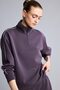 Ultra Soft Standard Fit Half Zipper Ribbed High Collar Modal Sportsman Basic Sweatshirt H4537Ax26Au - 6