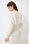 Regular Fit Front-Tie Crop Basic Cardigan I4930Ax26Au - 3