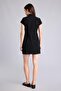 Cut-Out Detailed High Neck Short Sleeve Mini Dress I8827Ax26Au - 7