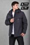 Softsheel Winter Coat with Fur Inside and Chest Detail Kmd 833_50524-1
