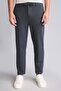 Regular Fit Zippered Elastic Waist Flat Leg Trousers with Pockets H1270Ax26Au - 3